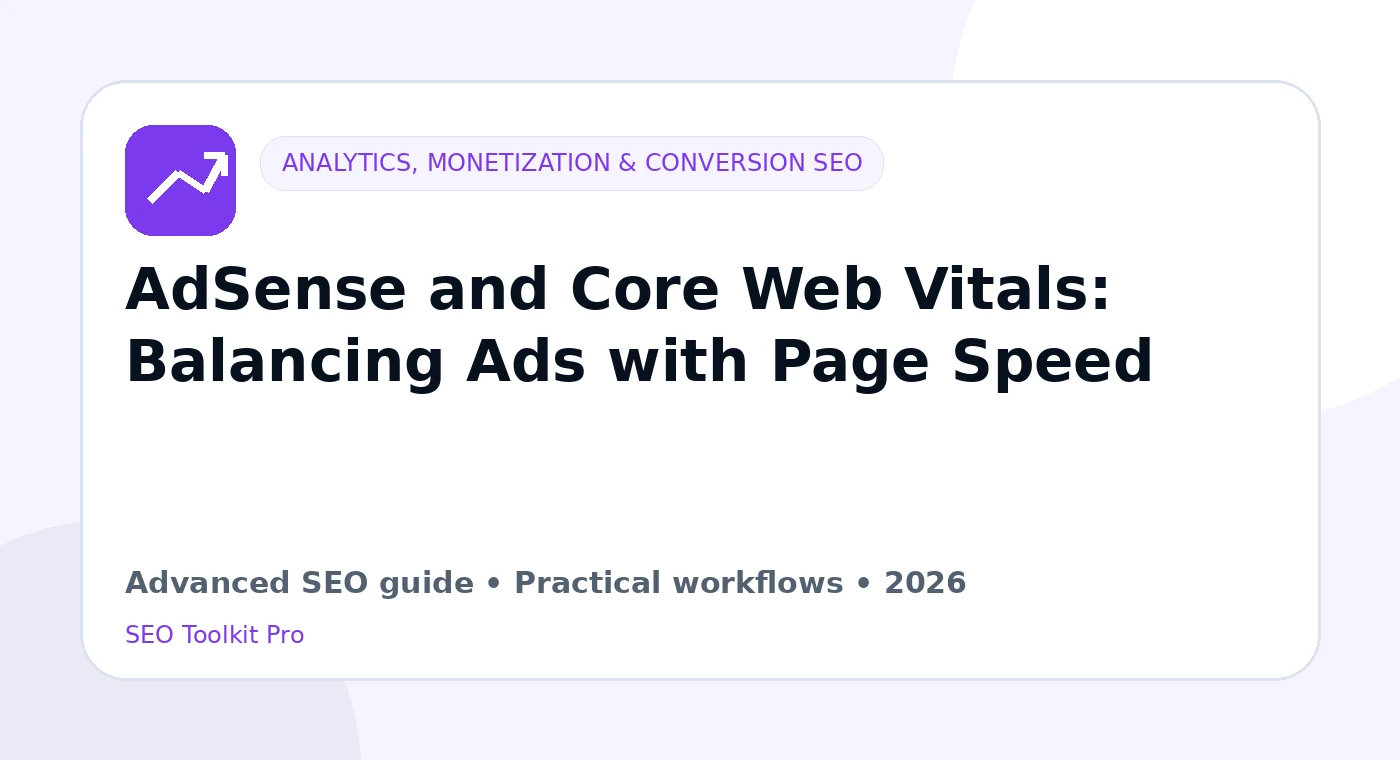 AdSense and Core Web Vitals: Balancing Ads with Page Speed