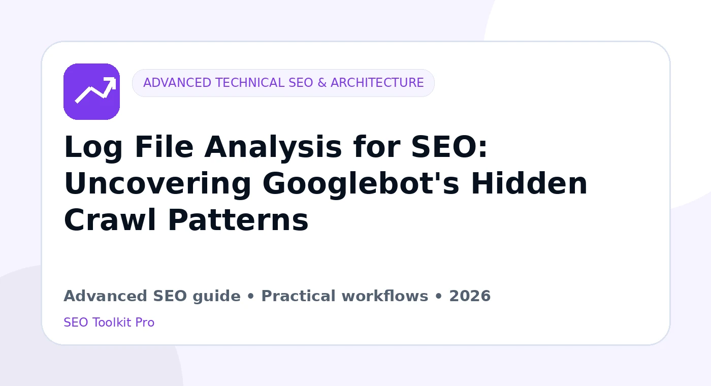 Log File Analysis for SEO: Uncovering Googlebot's Hidden Crawl Patterns
