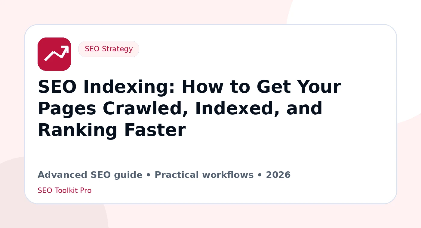 SEO Indexing: How to Get Your Pages Crawled, Indexed, and Ranking Faster