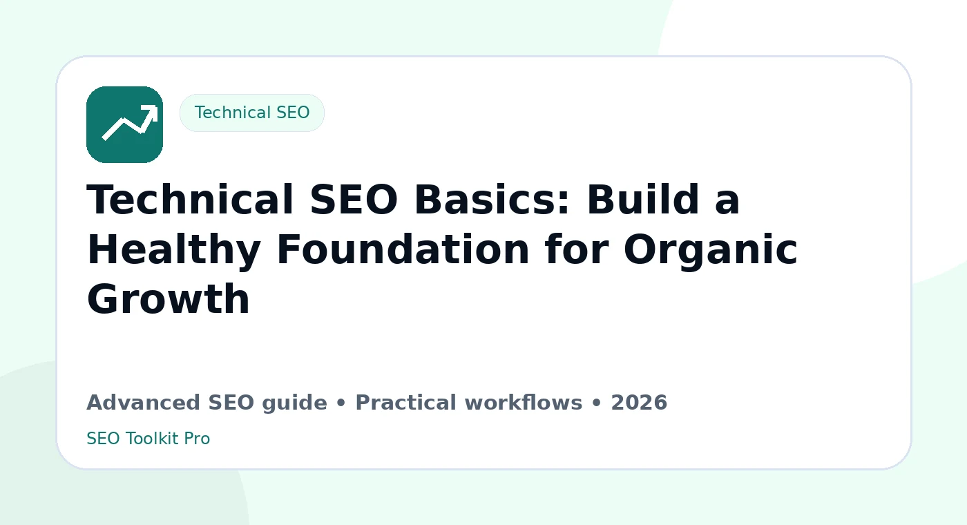 Teknisk SEO Basics: Build a Healthy Foundation for Organic Growth