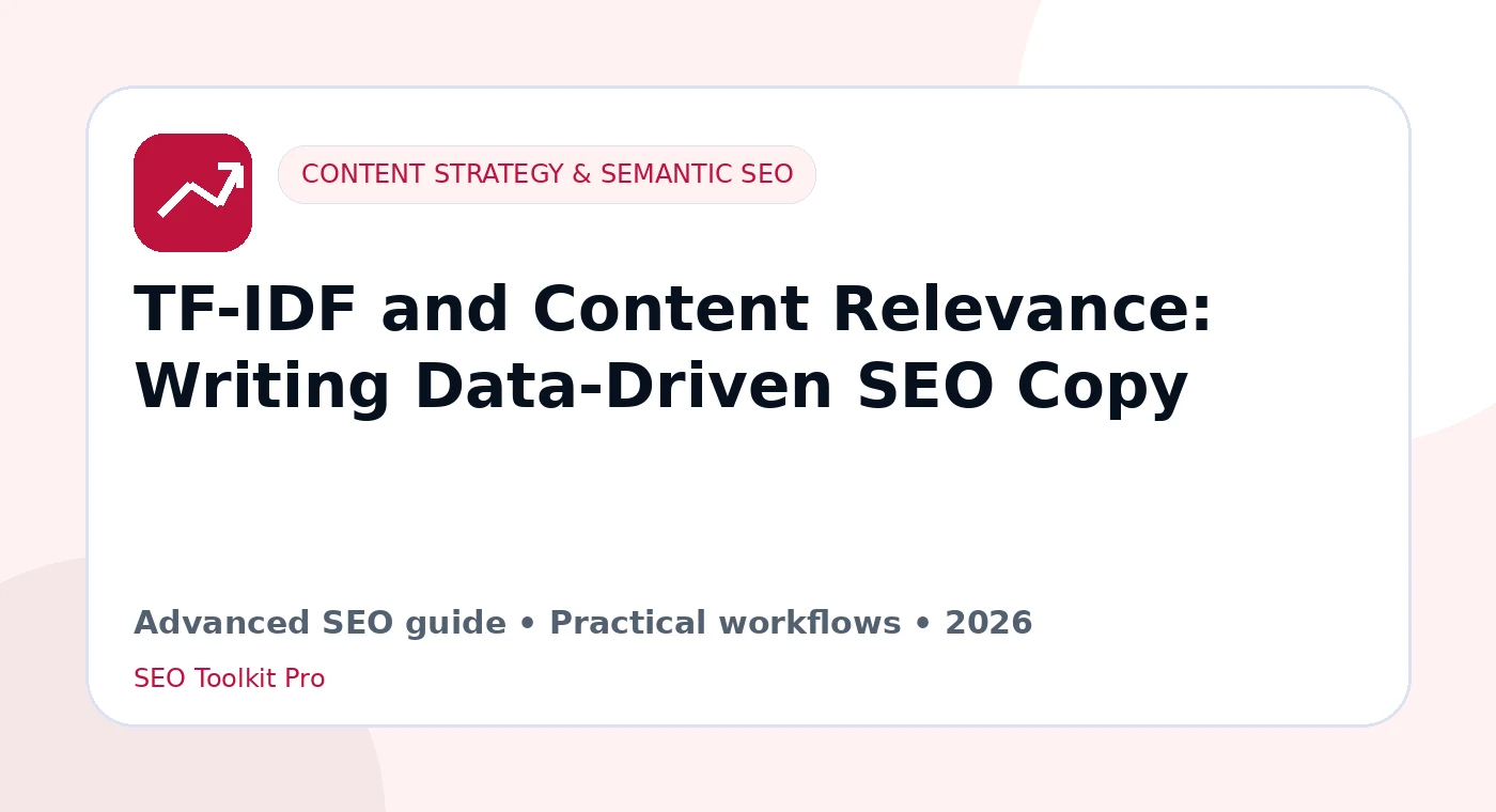 TF-IDF and Innhold Relevance: Writing Data-Driven SEO Copy